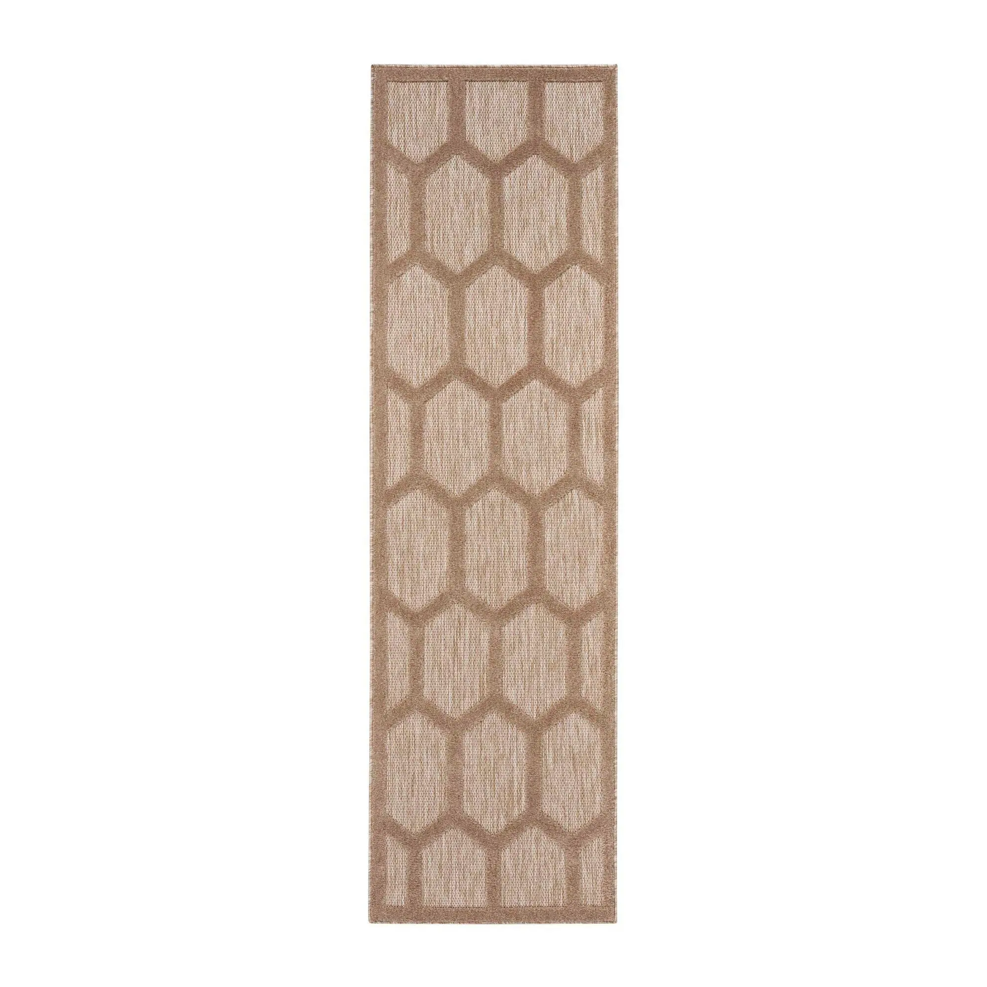 Nourison 2'x7' Honeycomb Indoor/Outdoor Runner