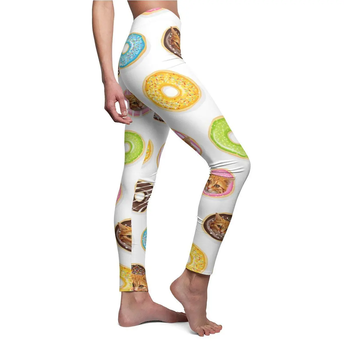 Donut Custom Cat Leggings