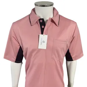 Traditional Major League Replica Umpire Shirt - PINK with BLACK SIDES