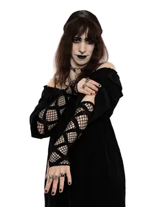 Fishnet Wrap Armwarmers