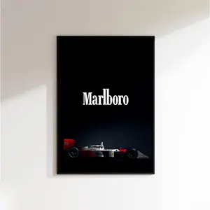 Formula 1 Marlboro Poster, Marlboro Formula 1, Ayrton Senna Poster, Senna Poster, Quality Paper Print