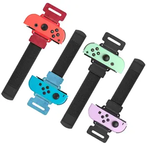 4 Pack Wrist Bands for   Just-Dance 2026 2025 2024 2023 and for Zumba  It Up for Joy-Con, Adjustable Elastic Straps  Dance for /OLED Joypad Controller for Adult and