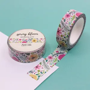 Spring Pink Blooms Washi Tape