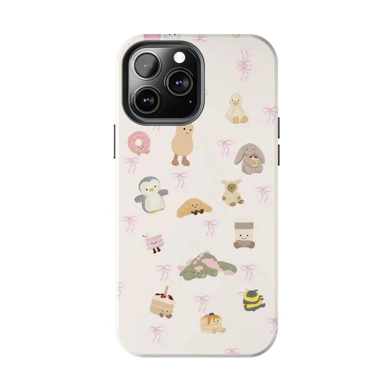 Cute Jelly cat Phone Case Compatible with iPhone 7, 8, X, 11, 12, 13, 14, 15, 16 17 & Samsung Galaxy S21, S22, S23 & S24 S25 series I