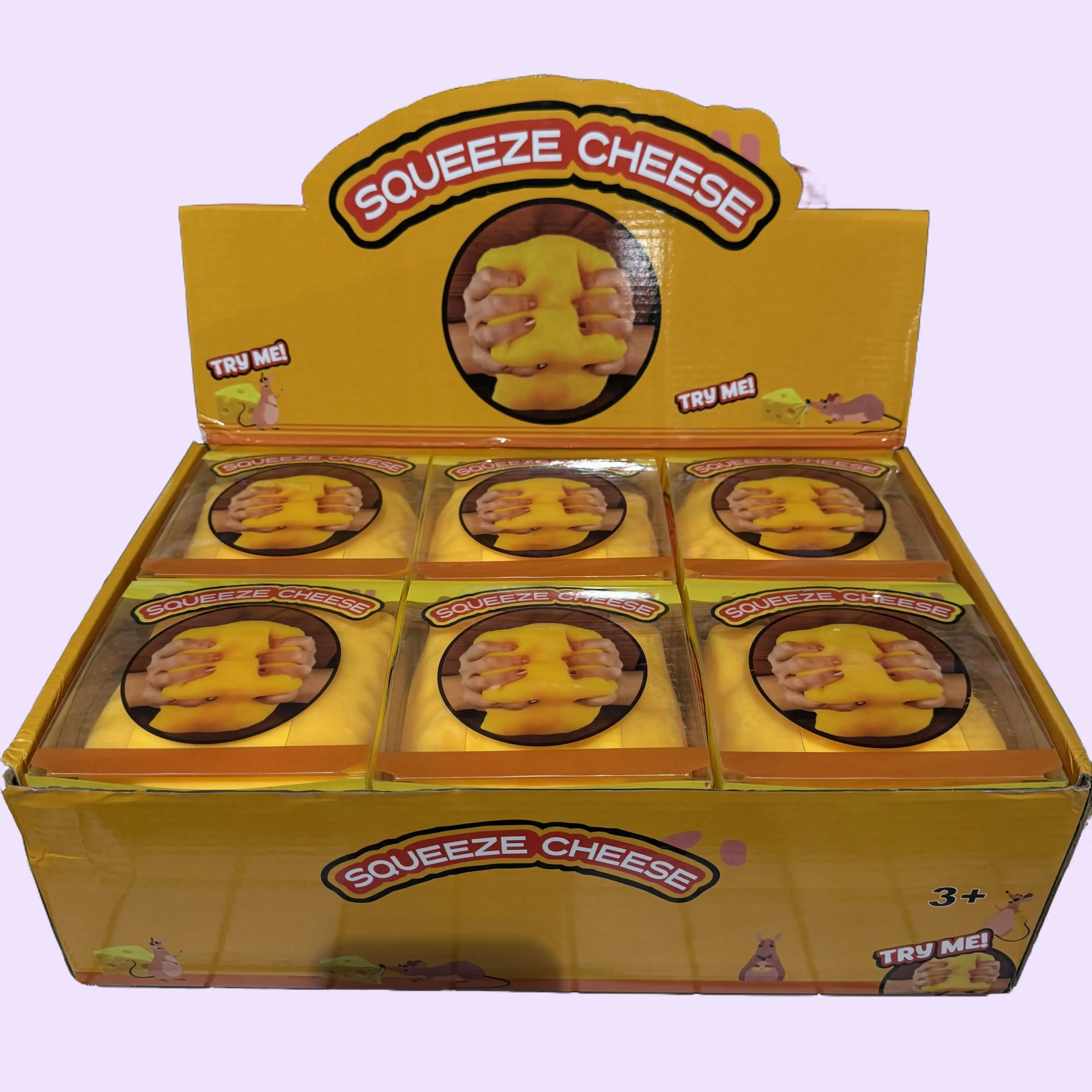 Jumbo Cheese Squishy – Giant Slow Rising Sensory Toy