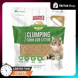 Nature's Miracle Premium Clumping Corn Cob Litter, Tough Odor Bio-Enzymatic Formula, Dust Free