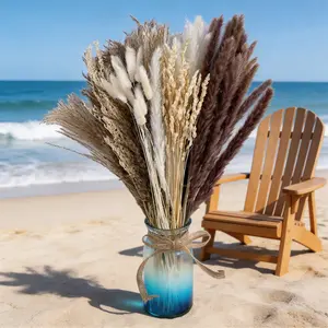 Easier Than Live Plants: Dried Pampas Grass Decor
