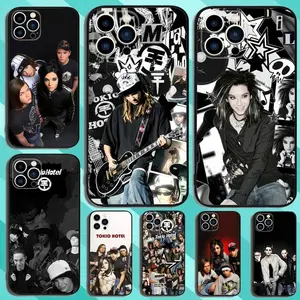 Tom Bill Kaulitz Tokio Hotel Phone Case For iPhone 17 Pro Max Air,16,15,14,13,12,11,Plus,Pro Max,XS,X,XR,SE,Mini,8,7 & Samsung Galaxy S26 Ultra S25 S24 S23 S22 S21 Plus Soft Silicone Black Cover