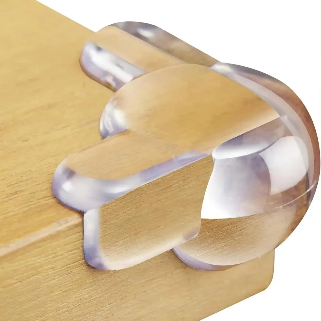 6/12/24-piece set of 2-in-1 anti-collision corner protectors, suitable for baby, Toddlers fall protection, and can be used on furniture table corners, round and rectangular table corners, Nursery, Infant