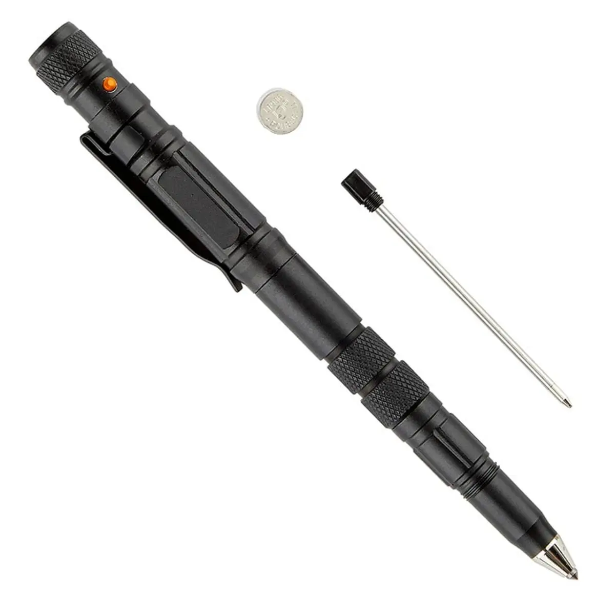 Cole Wheeler P7487 Tactical EDC Pen, 6.3" L Cutting Tool for Everyday Use with Replaceable Ink Cartridge