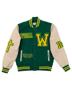 Green Ecclesiastes Varsity Unisex Jacket