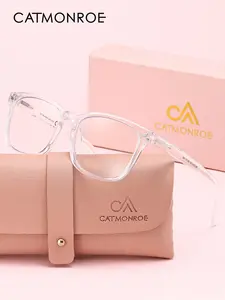 CATMONROE 1pcs  Unisex Lightweight And Comfortable Anti Blue Light Reading Glasses With Leopard Print Frame, Fashionable Decoration For Daily Wear, Online Reading/Learning, Brand Packaging Holiday Gifts