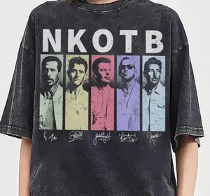 New Kid On The Block Vintage Music Tour Shirt, Music Fan Shirt, Graphic Tee, Y2k Tee, Unisex Cotton Tshirt, Streetwear Gift For Him & Woman, Gift for Fan, Vintage Y2K Clothing