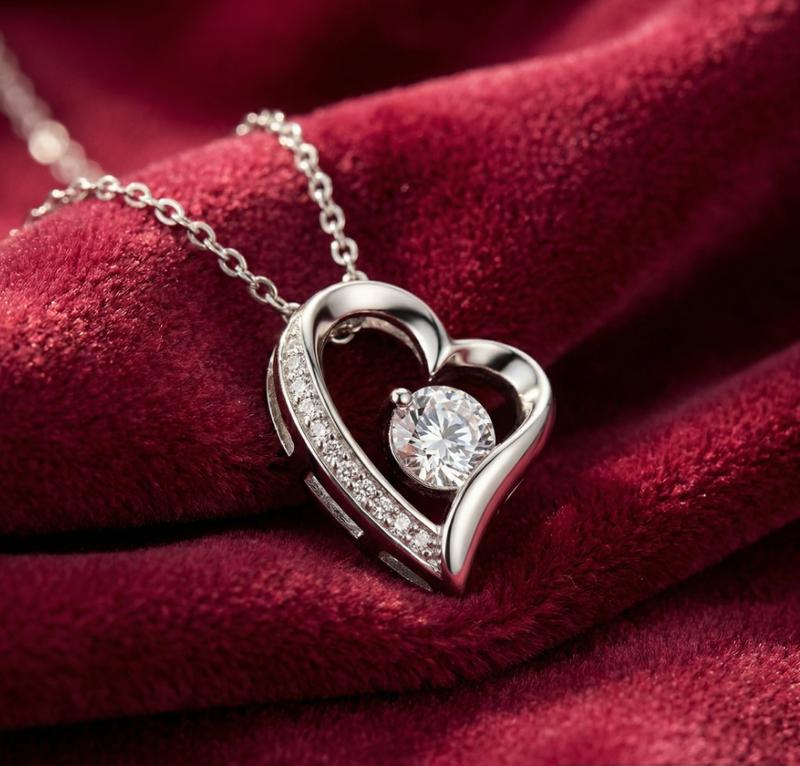 To My Wife Necklace from Husband,Meaningful Message Romantic Jewelry Gift for Wife,Perfect for Birthday Christmas Valentine's Day Anniversary