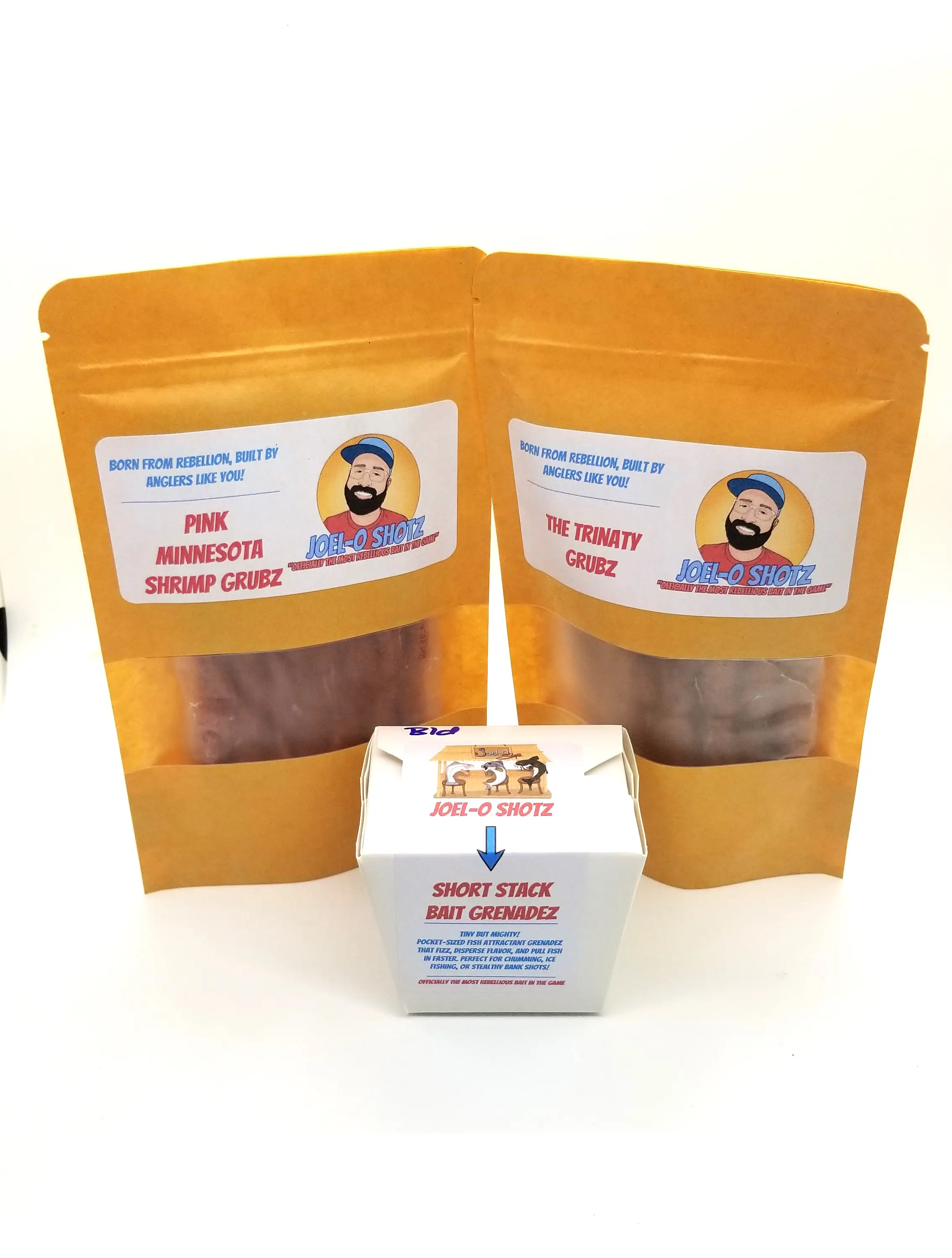Triple Threat Package Deal - 2 Packs - Short Stack Bait Grenades for Fishing