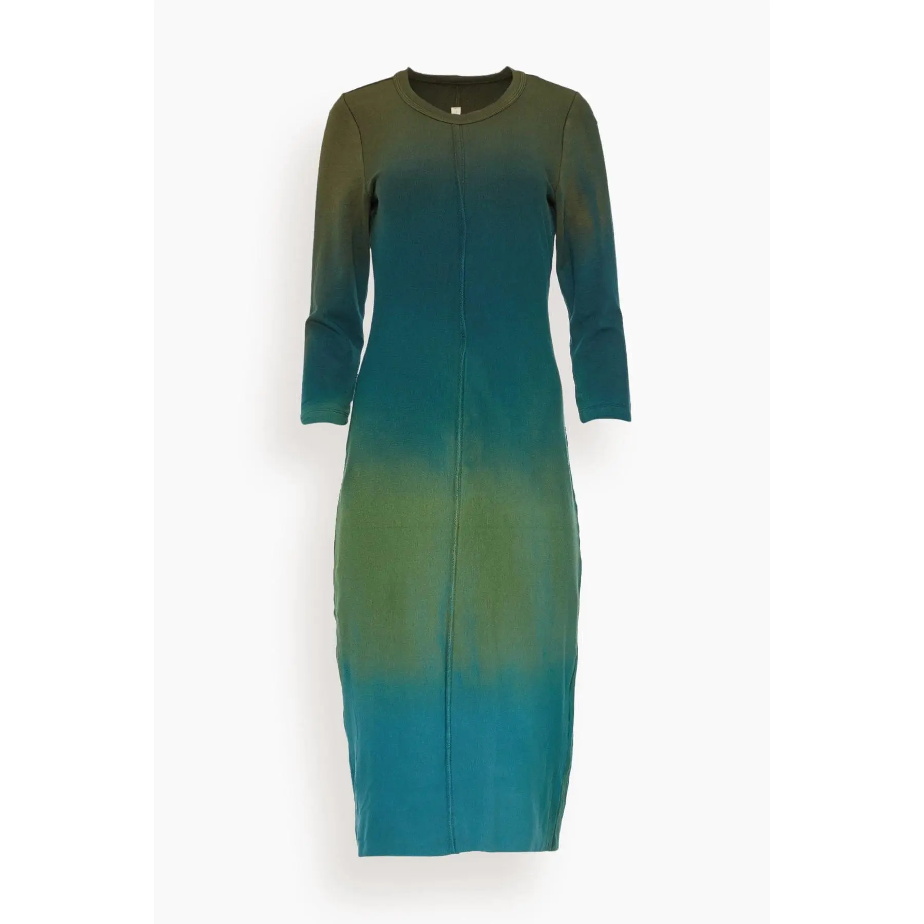 Heather Dress in Hunter Teal Stripes
