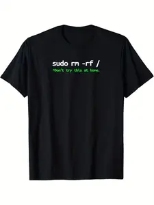 Programmer, Engineer, Open-Source Themed T-Shirt, Comfortable Casual Short Sleeves, Suitable for Daily Wear, All-Season Developer Nerd Coding Joke Casual Tech Gift Top