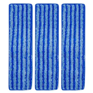 BULK CASE: Don Aslett Scrub Mop Microfiber Mop Pad-  12", 18", 24"