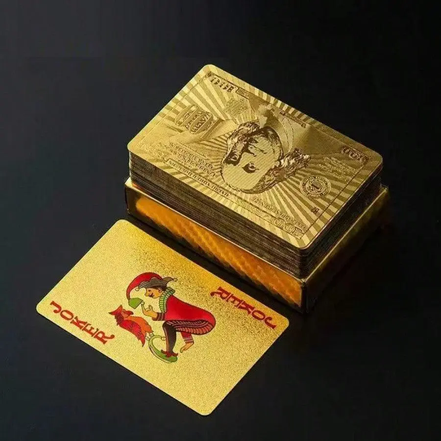 1 Deck Premium Black Playing Cards - Durable Plastic Construction For Poker & Card Games | Gift-Ready Card Sets, Game Collection Items, Premium Entertainment Products
