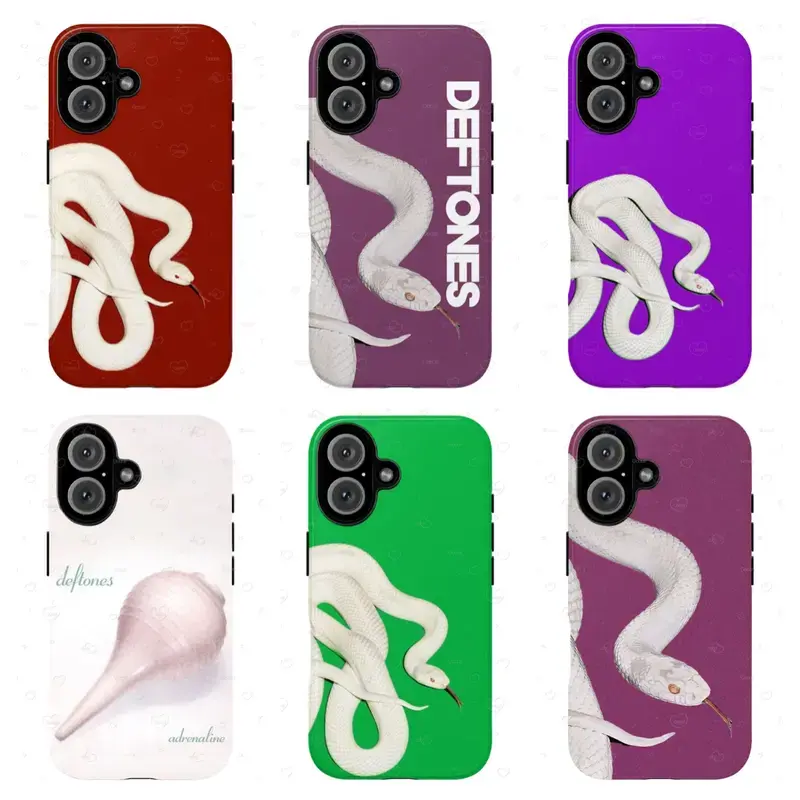 Alternative Rock Snake Aesthetic Phone Case, Bold Edgy Music-Inspired Protective Cover for iPhone 11–17 Series and Samsung Phones