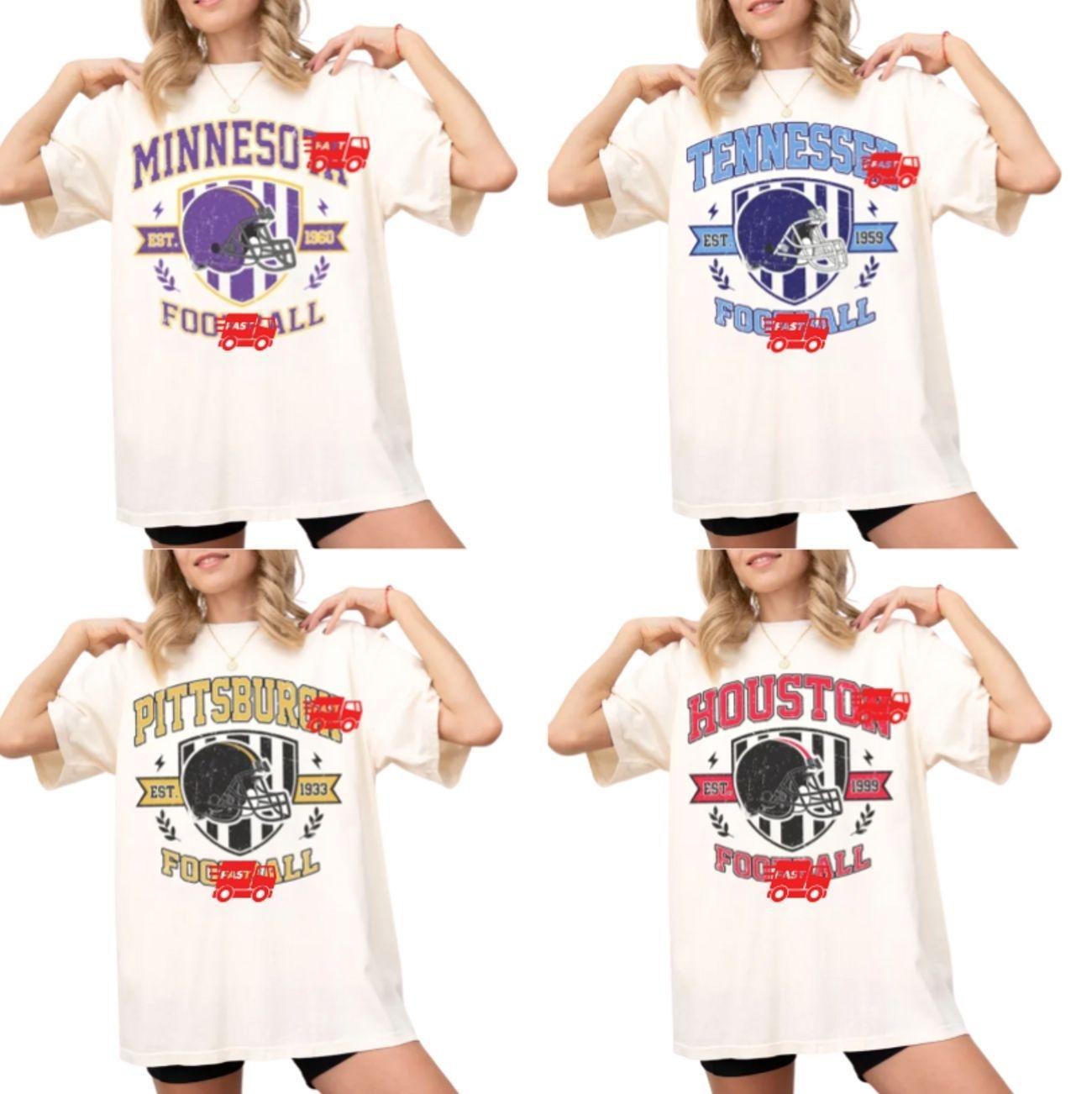 All Team Football 2026 EST Shirt, Game Day Tee, Trend Football Top, Sports Fan Gift, Vintage Style