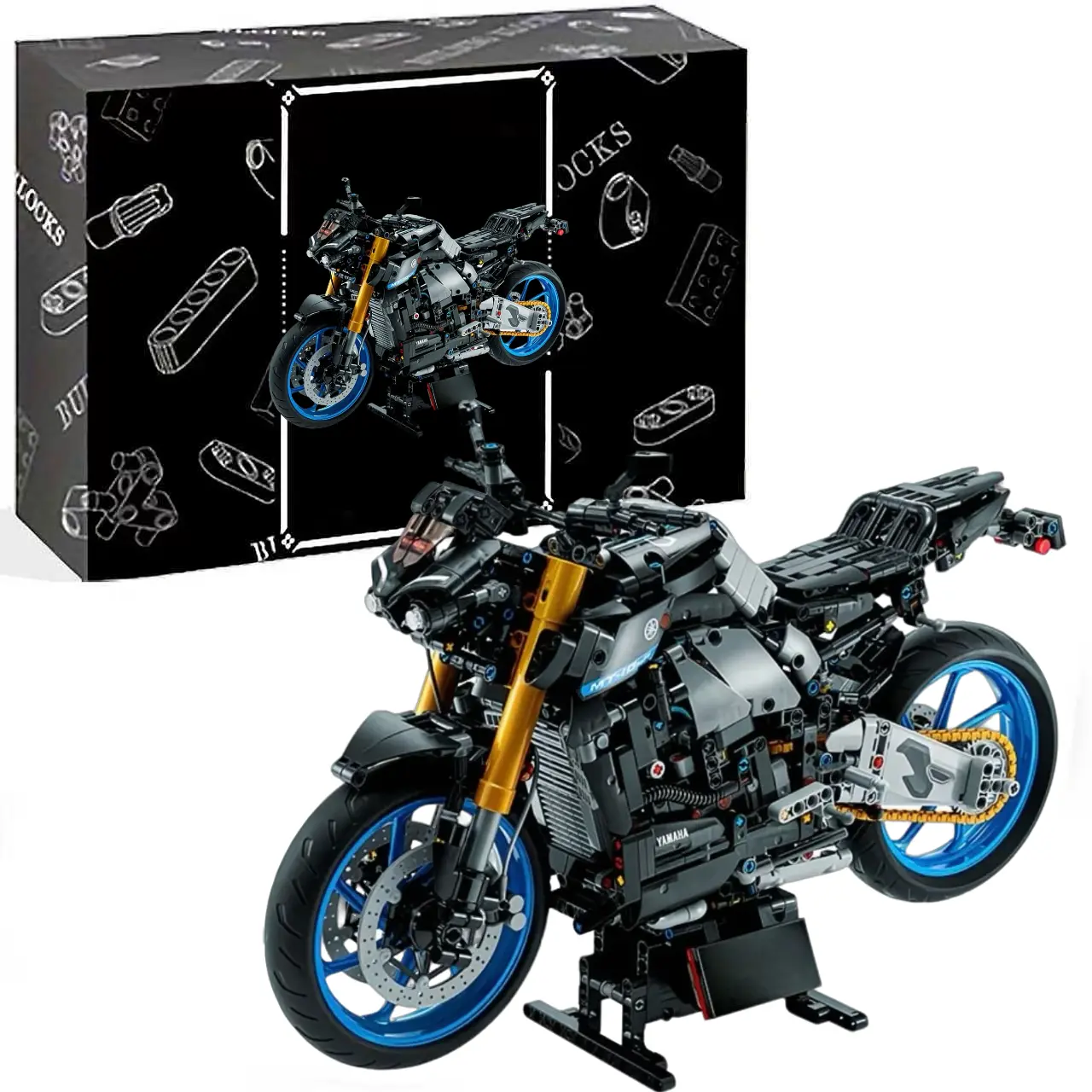 1478 Pieces, Advanced Building Set for Adults, This Iconic Motorcycle Model for Build and Display Makes a Great Gift for Fans of Vehicles or Motorcycle Collectibles