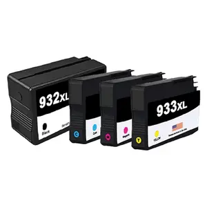 U.S. Remanufactured for HP 932XL Black / HP 933XL 3 Color Ink Cartridge Combo Pack OEM Chip