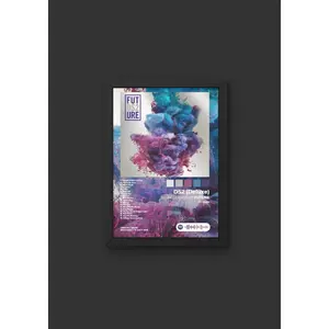 [Unframe] DS2 Deluxe Album Poster, Future Rap Wall Art, Trap Music Album Decor, Hip Hop Artwork Print, Gift for Rap Music Fans