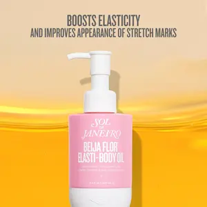 Sol de Janeiro Beija Flor Elasti-Body Oil Lightweight Moisturizing Body Oil with Cheirosa 68 Scent for Daily Nourishing and Smooth Skin