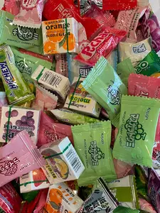 Assorted Asian candy variety box including 1-2 full sized item, snacks, Hi chew, Puchao, Milkita and so on