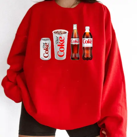 Diet Coke Sweatshirt, Diet Coke Lover Sweatshirt, Funny Coke Shirt, Coke Lover Sweater, Diet Coke Long Sweater