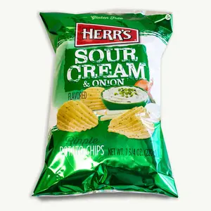 Herr's Sour Cream Onion Ripple Potato Chips 7.75oz
