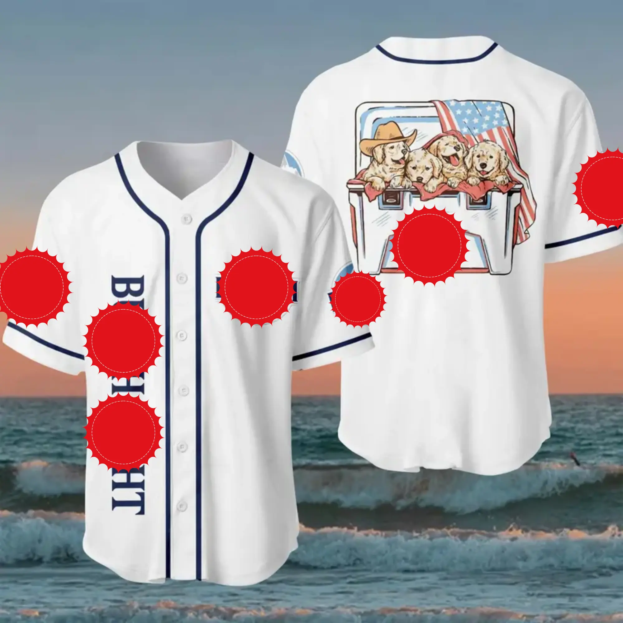 Deer Hunter Beer Baseball Jersey, Funny Hunting Graphic Shirt, Outdoor Sports Apparel