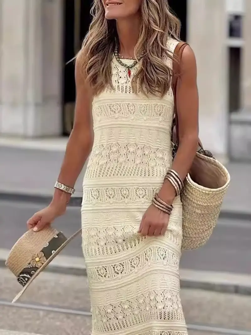 shell knitted dress design - TikTok Shop