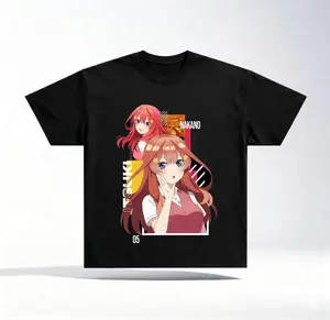 Itsuki Nakano Graphic T Shirt, Unisex Anime Girl Fan Tee, Quintuplet Sister Vintage Style Casual Cotton Top