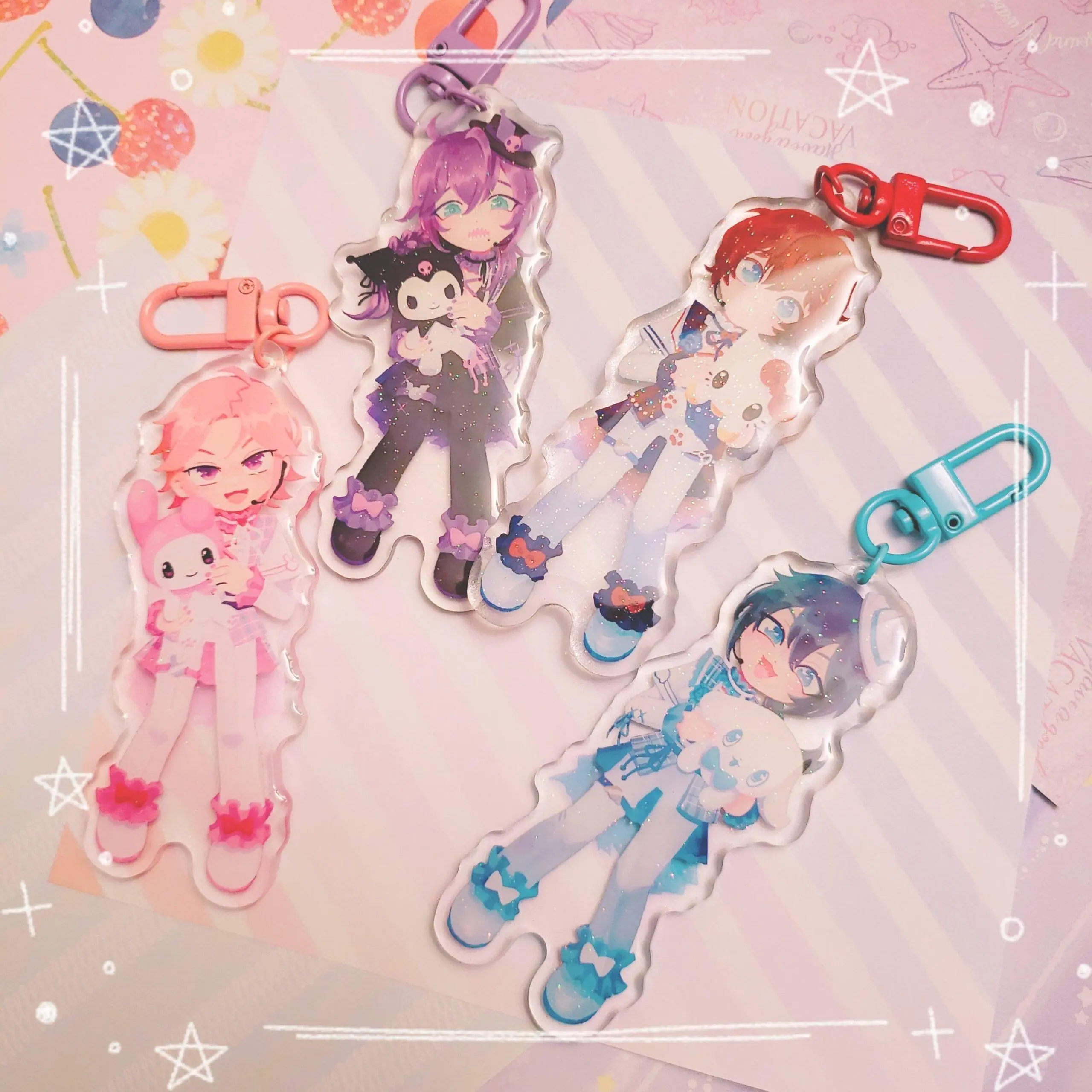 Enstars Collabo DX Keychains