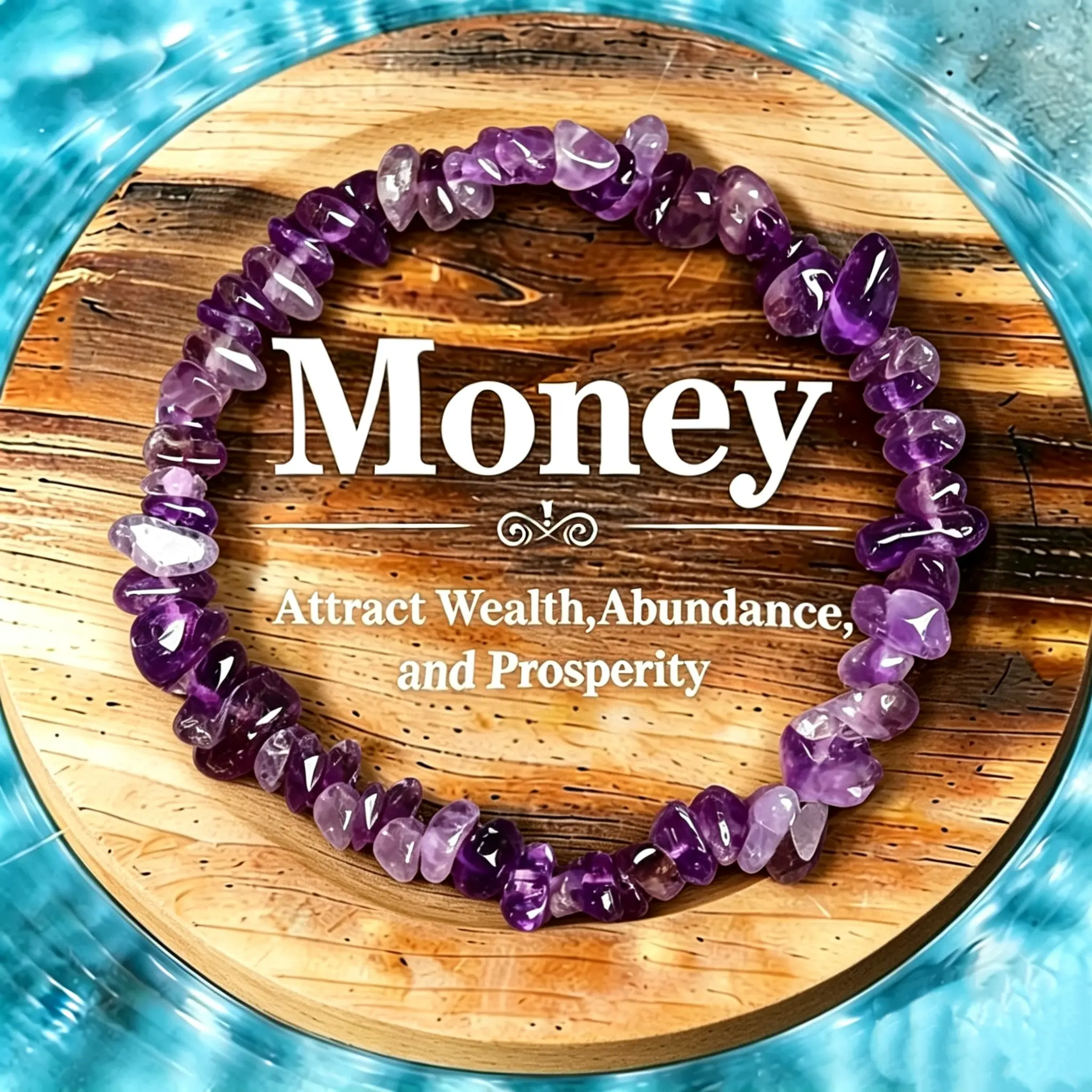 Natural Amethyst & Rose Quartz Crystals Bracelets for Women, Stretch-Fit Chip Stone Stacking Healing Jewelry Accessory, Colored Crystals Bracelets & Bangles Rosequartz