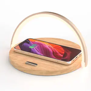 15W Wireless Charging for Smartphones with Luminous and Phone Holder 3-in-1 Function