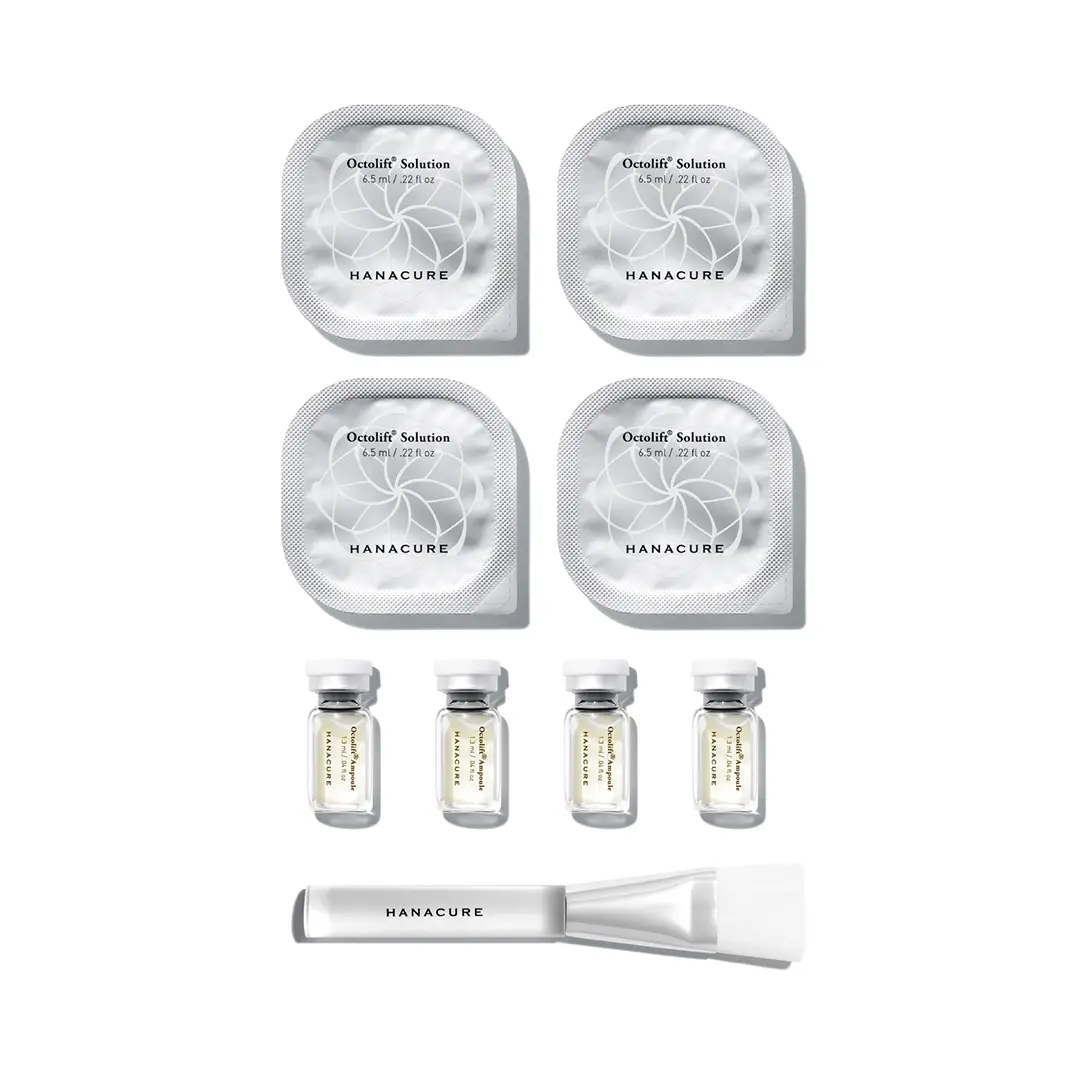 The All-In-One Facial® - Set - Visibly Lifts | Firms | Brightens | Multi-Benefit Mask (4 Facials + Brush)