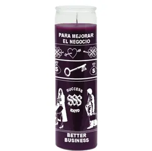 Better Business 7 Day Candle Purple (Veladora Mejor Negocio Morado)