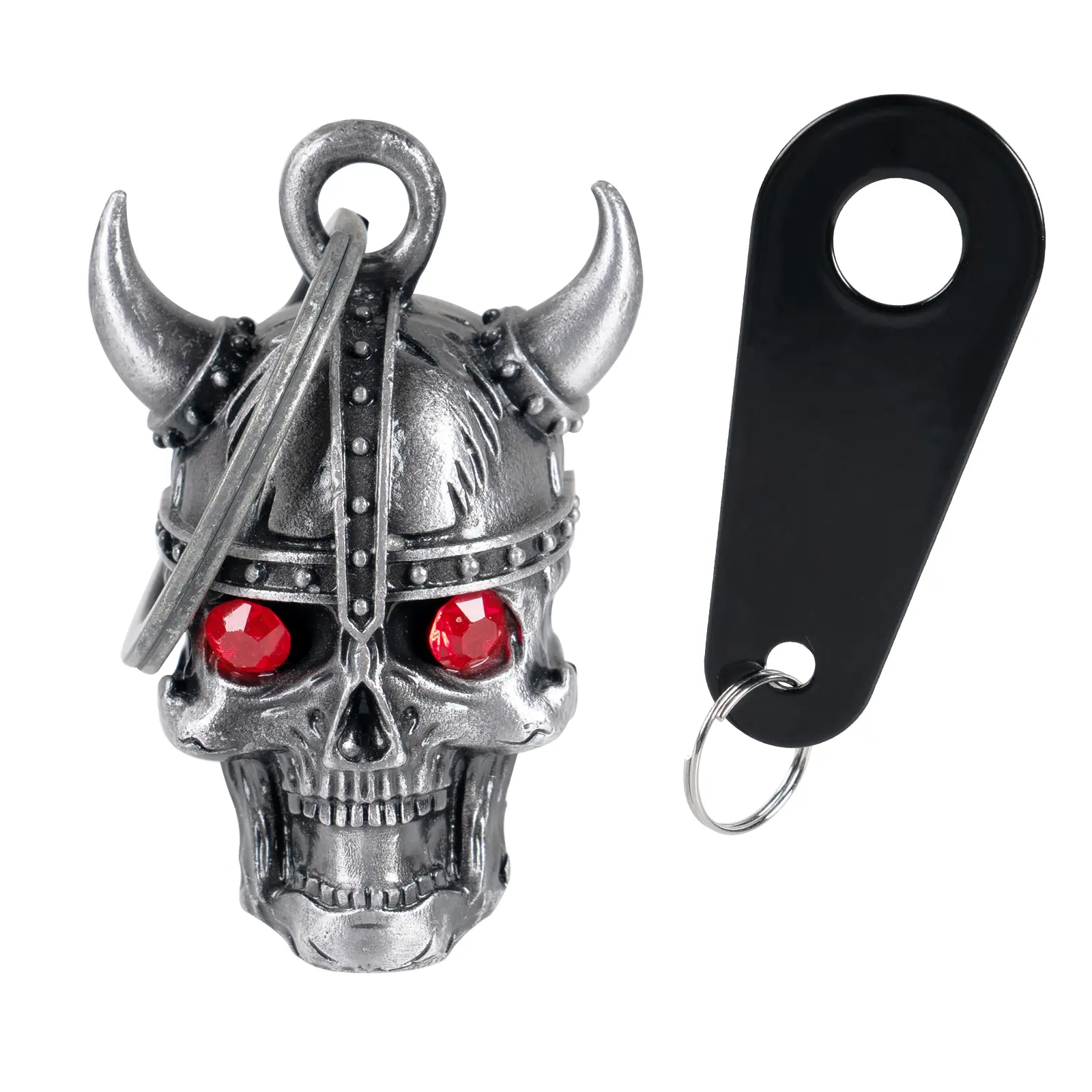 Dream Apparel Christmas/Halloween Bell, Gremlin/Guardian Motorcycle Bell/Motorcycle Key Chain for Bikers Women Men W/Hanger,Biker Bell for Riders,Good Luck Riding Bell Spirit Bell Moto Accessories