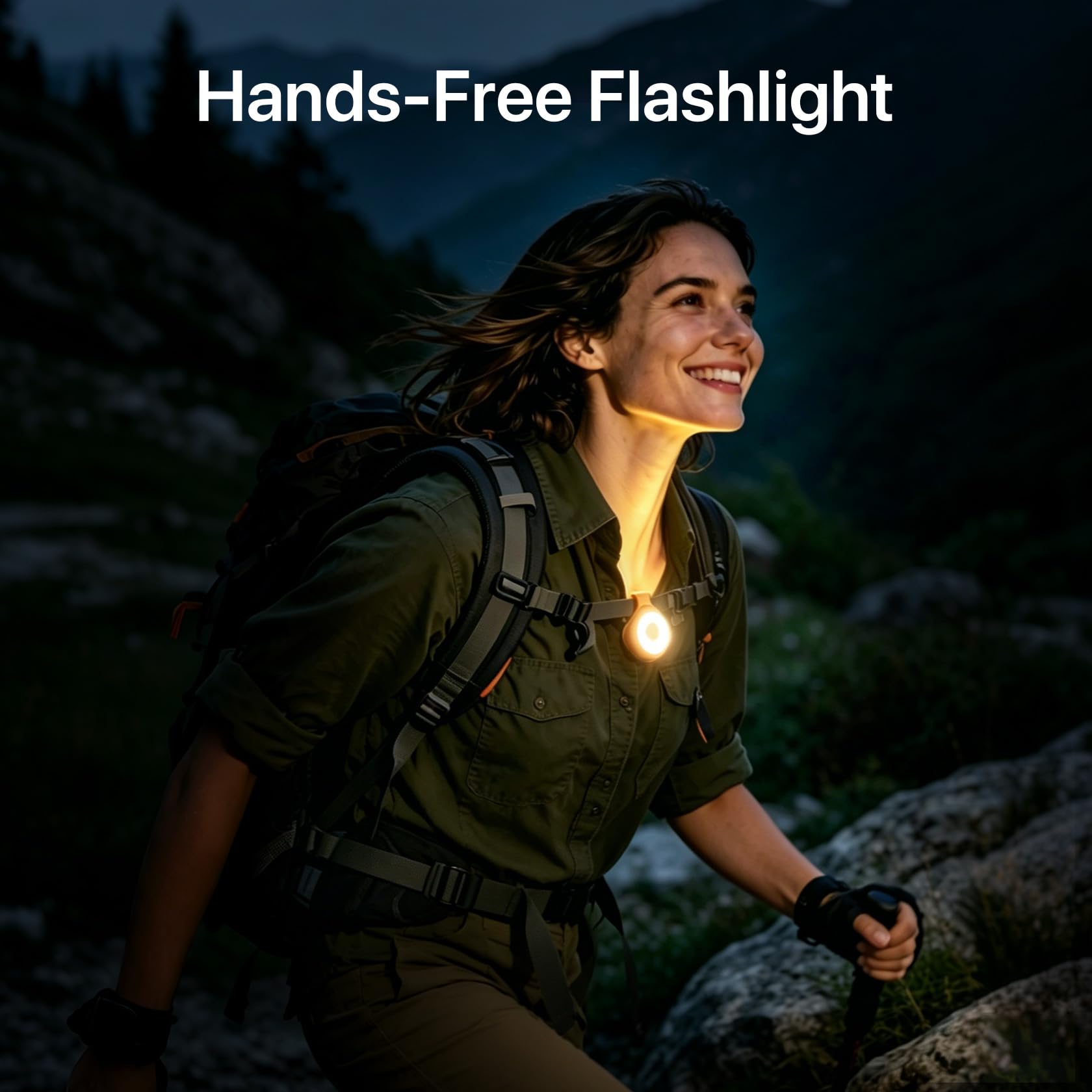【Summer Survivals】Rechargeable Magnetic Clip-On LED Work Light - Hands-Free Flashlight with 6 Brightness Levels, 3 Color Modes -LED Decoration Lampfor Automotive Car Repair, Camping Use Summerfinds(Green), Car Accessories, Back to School Shopping