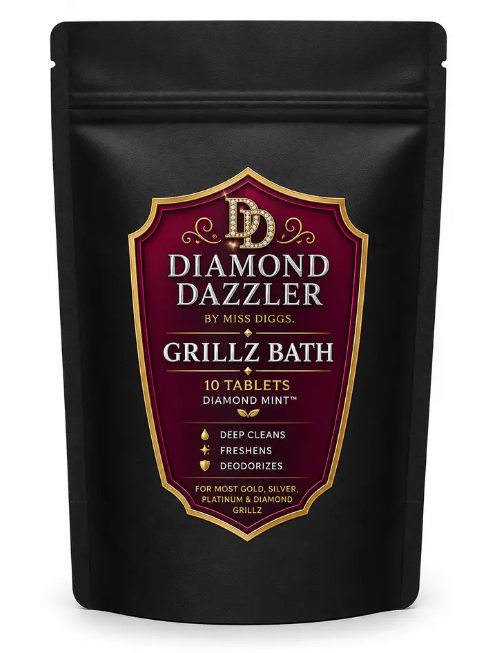 Diamond Dazzler Grillz Bath — Diamond Mint (12 Packets)