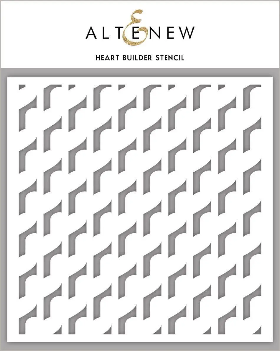 Heart Builder Stencil