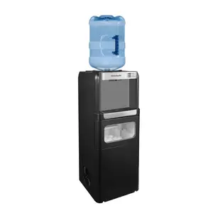 Frigidaire Hot/Cold Water Cooler with Built-In Ice Maker, Top Load, Black