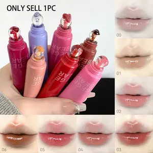Gege Bear Moisturizing Lip Gloss Set, Hydrating Fruit Juice Lip Gloss, Mirror Finish, Radiant Glossy, Water-Proof, Nude, Affordable Price