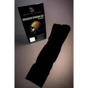 Open Top Black Dreadlock Stocking Cap