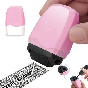 Roller Stamp Identity Theft Stamp (0.75inch) - Perfect for Privacy Protection,Anti-Theft Security Confidential Easy for Guard Personal Information Blockout, Address Blackout Stamp