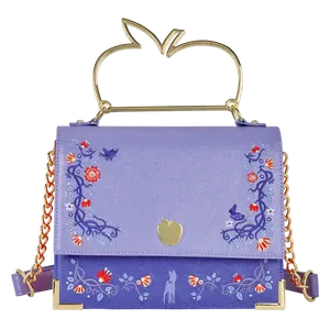 Snow White Shimmer Crossbody Bag