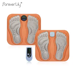 Foreverlily Foot Massager Machine with Heat Shiatsu for Plantar Fasciitis & Neuropathy FSA HSA Eligible Remote Control Relaxing Therapy Gift for Him/Her Electric Pulse Massager